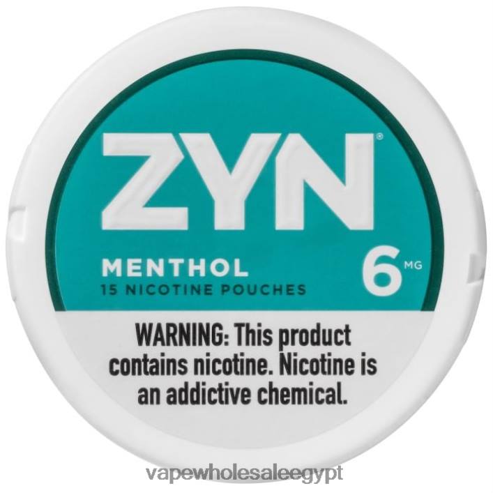 2R86DB23 - Disposable Vape مصر المنثول ZYN كيس نيكوتين 6 ملغ