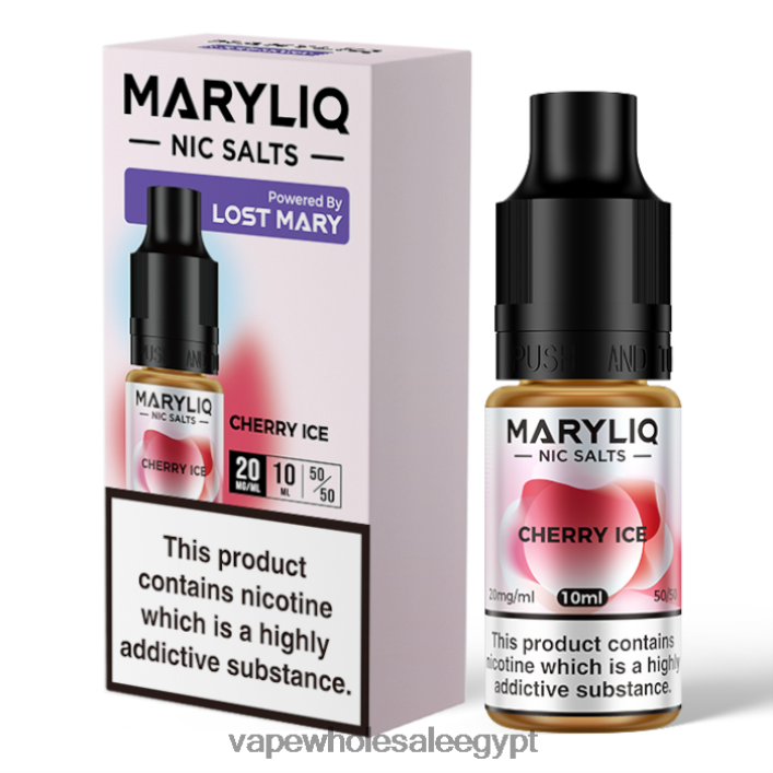 2R86DB443 - Disposable Vape مصر جليد الكرز LOST MARY MARYLIQ أملاح النيكوتين - 10 مل - 20 ملغ