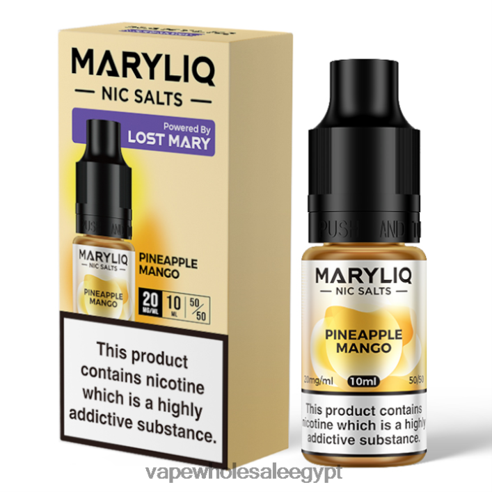 2R86DB453 - Disposable Vape مصر مانجو اناناس LOST MARY MARYLIQ أملاح النيكوتين - 10 مل - 20 ملغ