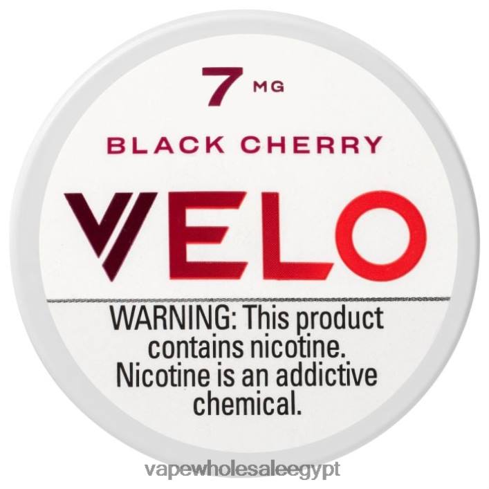 2R86DB46 - Vape Wholesale Egypt كرز أسود VELO كيس نيكوتين 7 ملغ