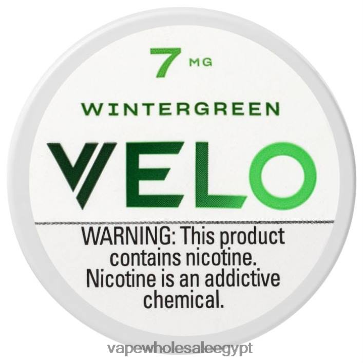 2R86DB47 - Vape بالجملة com.wintergreen VELO كيس نيكوتين 7 ملغ