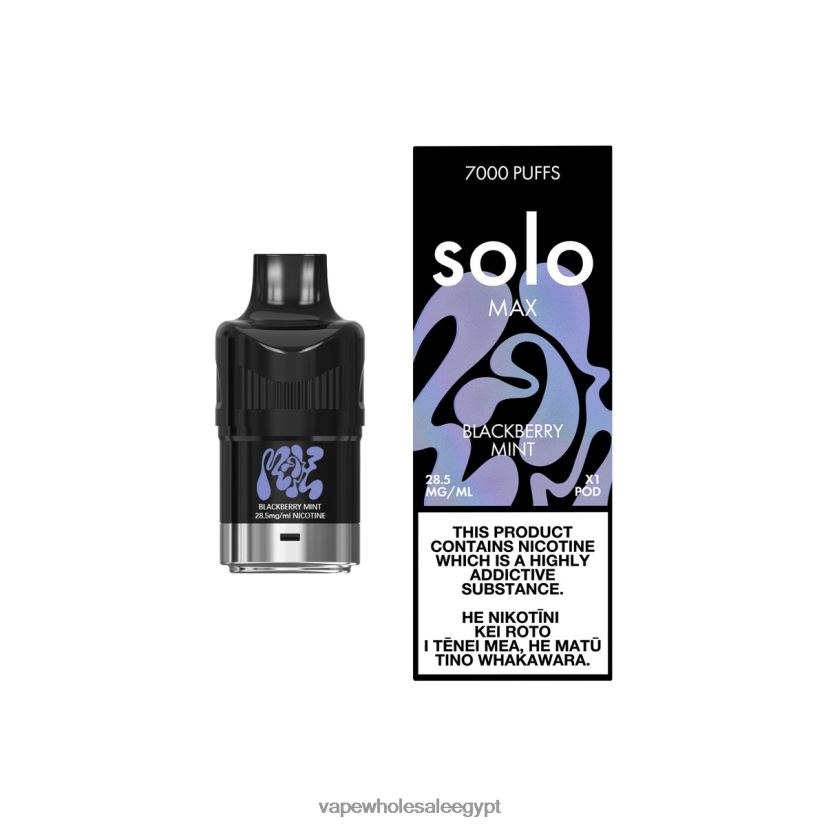 Vape Wholesale Egypt 844P2N73 - Solo MAX جراب نعناع بلاك بيري