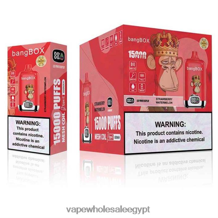 2R86DB136 - Vape Wholesale Egypt الفراولة والبطيخ Bang Box 15000