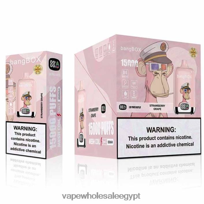 2R86DB138 - شراء Vape بالجملة عنب فراولة Bang Box 15000