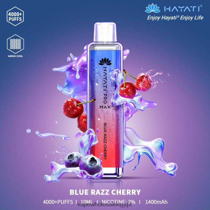 2R86DB148 - شراء Vape بالجملة الكرز الأزرق Hayati Pro Max 4000