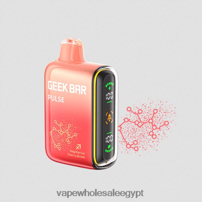 2R86DB72 - Vape مصر الجديدة قنبلة الكرز GEEK BAR Pulse طبعة البروج 7500 نفه/15000 نفه