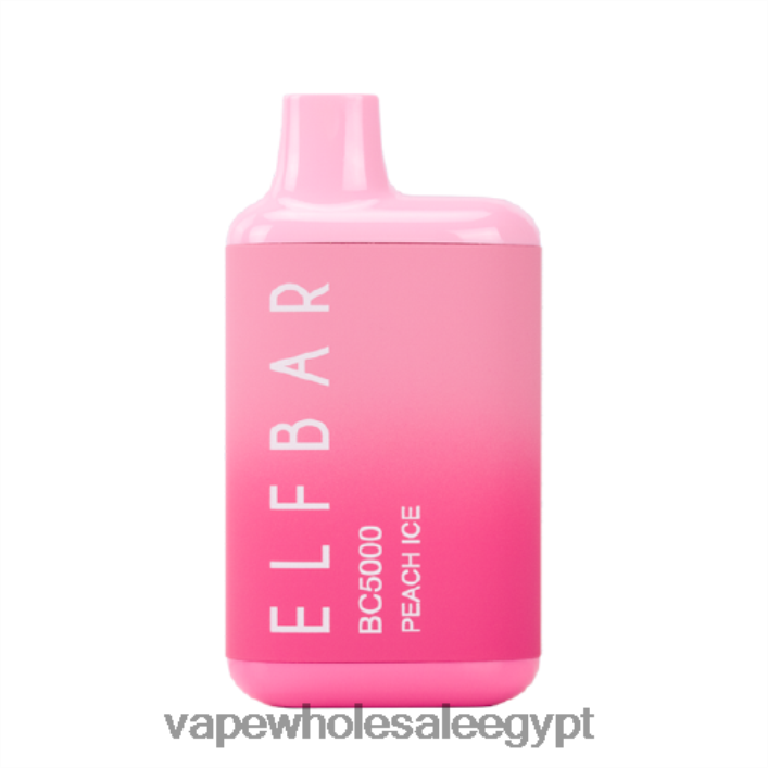 2R86DB303 - Disposable Vape مصر جليد الخوخ ELFBAR BC5000