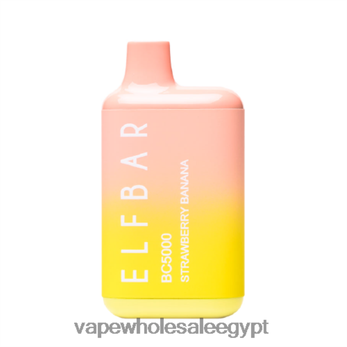 2R86DB308 - شراء Vape بالجملة الموز بالفراولة ELFBAR BC5000