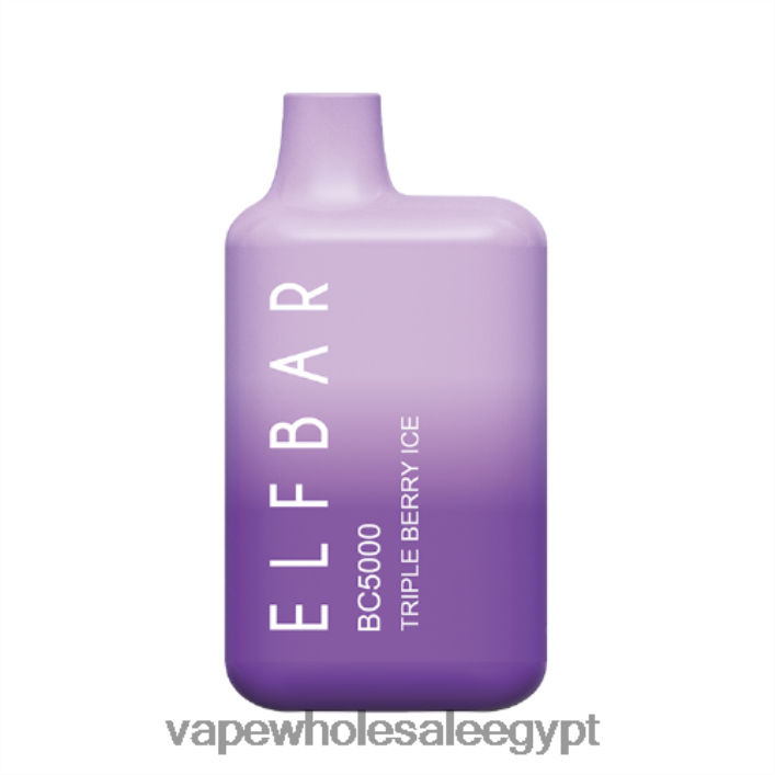 2R86DB310 - Disposable Vape Cairo ثلج التوت الثلاثي ELFBAR BC5000