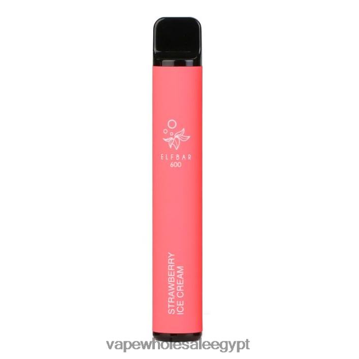 2R86DB104 - Vape Store مصر ايس كريم فراولة ELFBAR 600