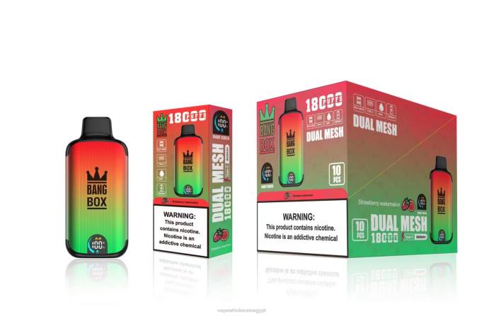 Bang Box 18000 نفث R88P88 - Vape مصر الجديدة الفراولة والبطيخ