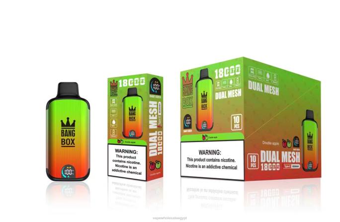 Bang Box 18000 نفث R88P93 - Disposable Vape Cairo تفاحة مزدوجة