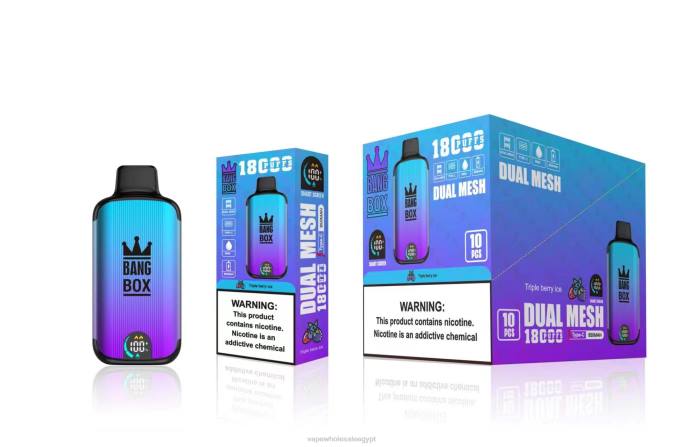 Bang Box 18000 نفث R88P95 - Vape مصر الجديدة ثلج التوت الثلاثي