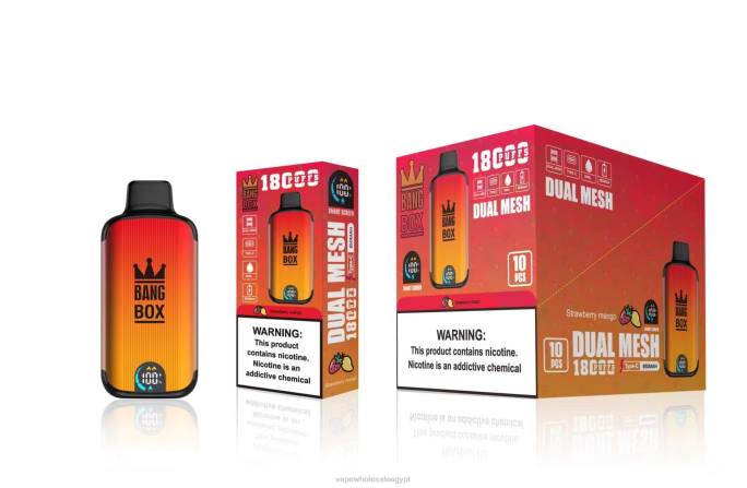 Bang Box 18000 نفث R88P99 - Cairo Vape Shop مانجو الفراولة