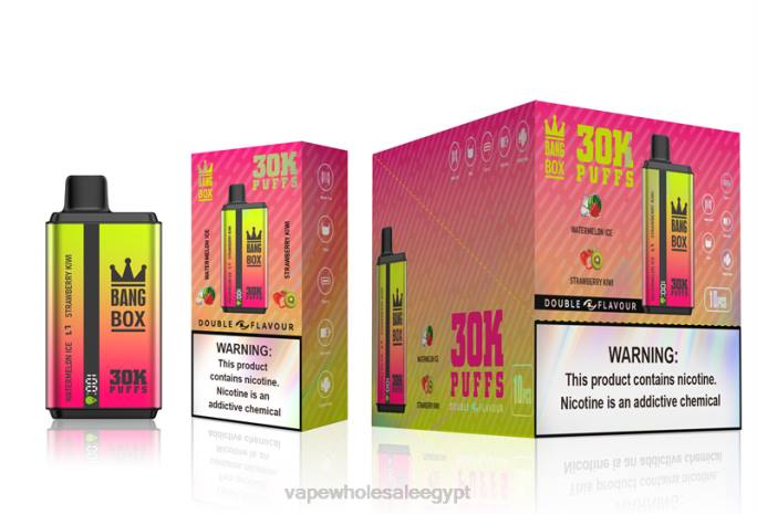 Bang Box 30000 نفخة نكهات مزدوجة R88P62 - Vape بالجملة بطيخ مثلج وفراولة كيوي