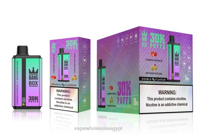 Bang Box 30000 نفخة نكهات مزدوجة R88P70 - شراء Vape بالجملة فراولة، بطيخ، كيوي، باشن فروت، جوافة