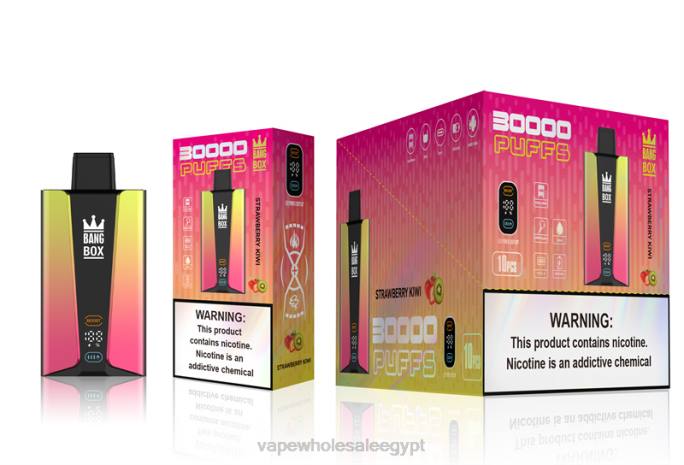 Bang Box شاشة سمارت 30000 نفخة R88P74 - Vape مصر الجديدة كيوي فراولة