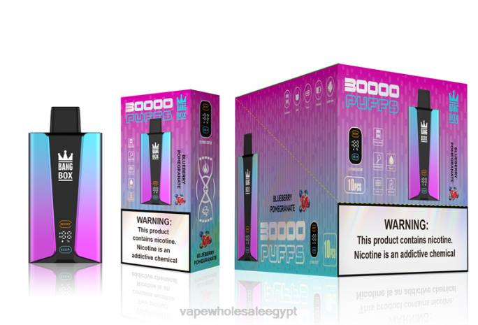 Bang Box شاشة سمارت 30000 نفخة R88P80 - Vape مصر رمان التوت