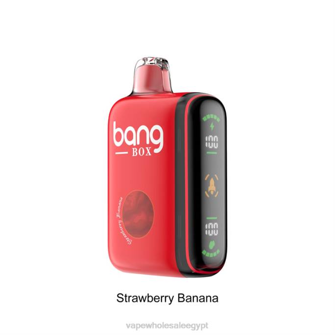 Bang Box 9000-18000 نفث عرض الطاقة الذكي R88P25 - Cairo Vape Shop موز فراولة