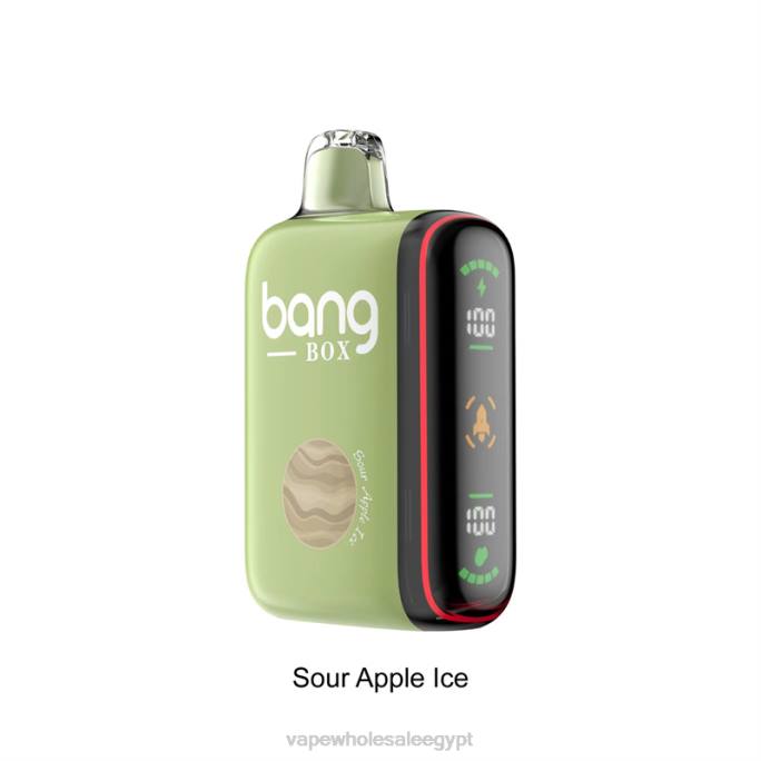 Bang Box 9000-18000 نفث عرض الطاقة الذكي R88P28 - Vape مصر الجديدة جليد التفاح الحامض