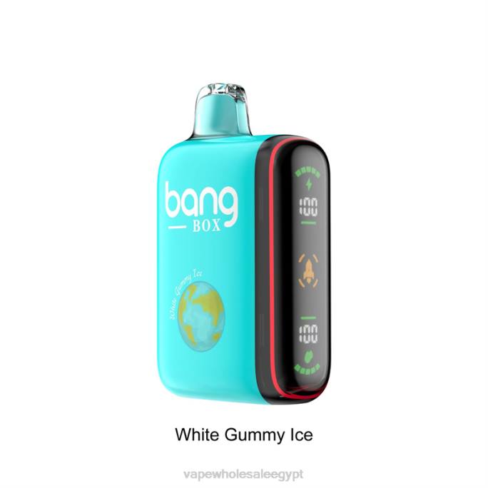 Bang Box 9000-18000 نفث عرض الطاقة الذكي R88P30 - Vape بالجملة جليد غائر أبيض