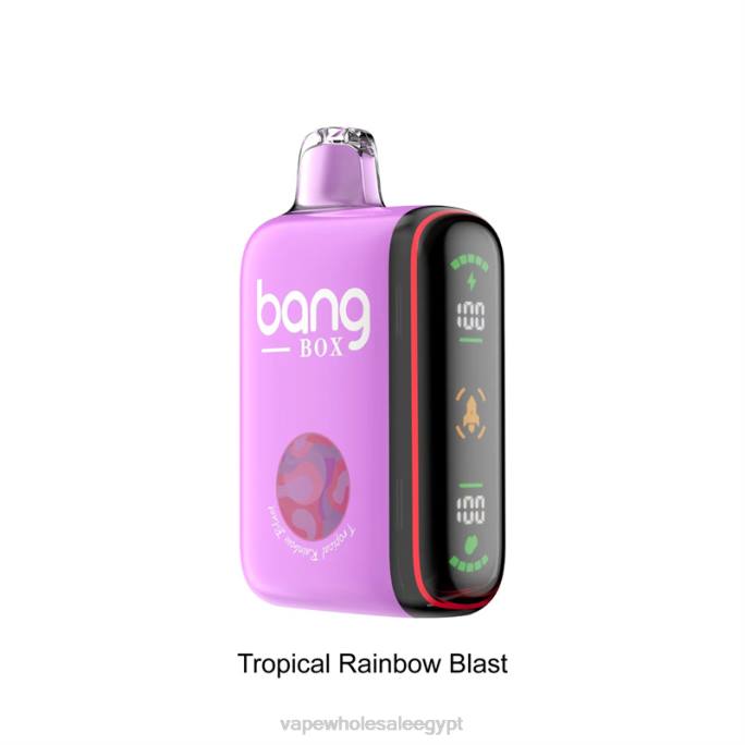 Bang Box 9000-18000 نفث عرض الطاقة الذكي R88P36 - Vape Wholesale Egypt انفجار قوس قزح الاستوائي