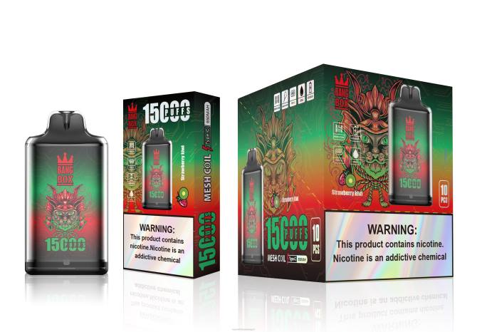 Bang Box s1-15000 نفث R88P100 - Disposable Vape Cairo كيوي فراولة