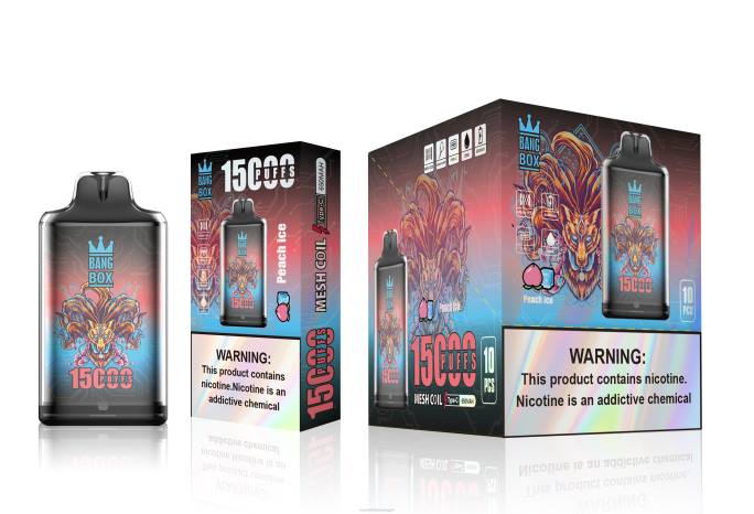 Bang Box s1-15000 نفث R88P102 - Vape مصر الجديدة جليد الخوخ