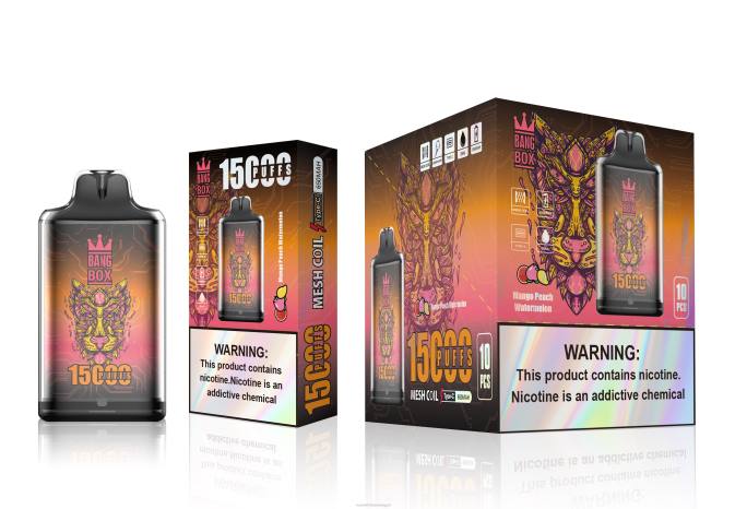 Bang Box s1-15000 نفث R88P107 - Disposable Vape Cairo مانجو خوخ بطيخ