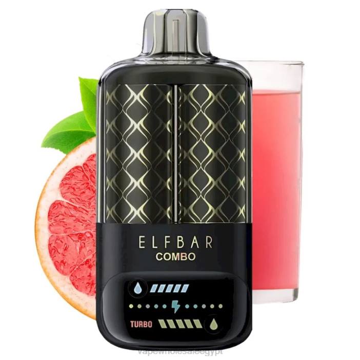 Elf Bar Combo 25000 - 442D11 عصير الليمون الوردي والجريب فروت Vape بالجملة