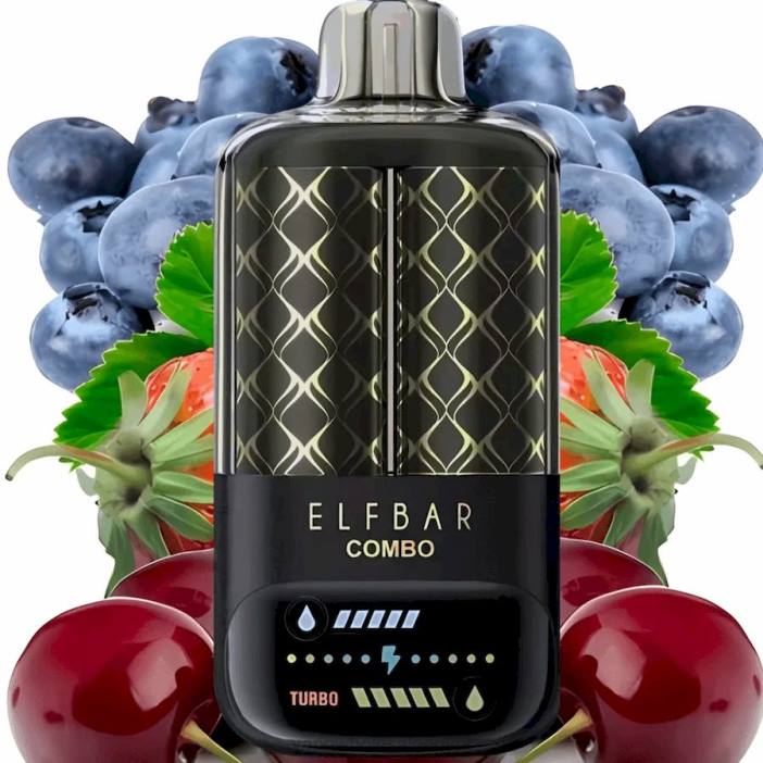 Elf Bar Combo 25000 - 442D2 التوت الحامض والكرز Vape بالجملة