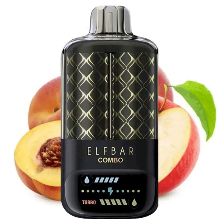 Elf Bar Combo 25000 - 442D4 التفاح والخوخ العصير Cairo Vape Shop