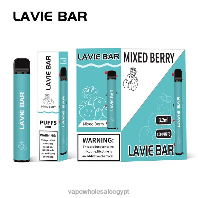 LAVIE BAR 800 نفث 88XF6316 | Vape Wholesale Egypt التوت المختلط