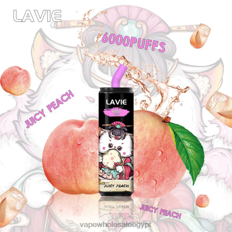 LAVIE Coke BAR 6000 نفث 88XF6271 | Vape Wholesale Egypt الخوخ العصير