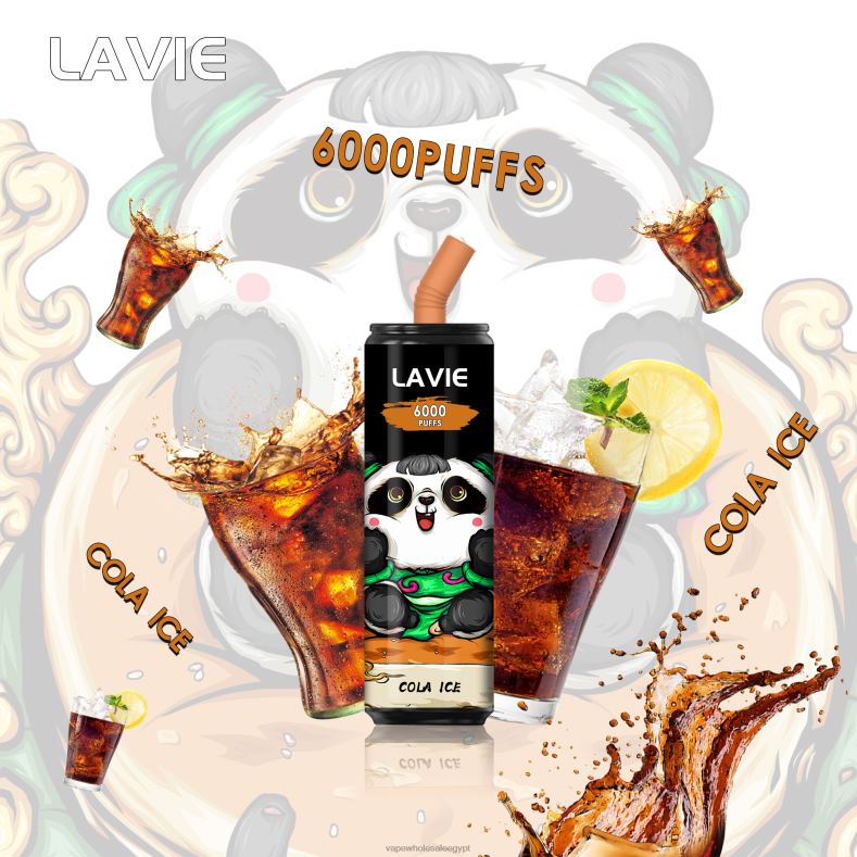 LAVIE Coke BAR 6000 نفث 88XF6276 | Vape مصر جليد الكولا