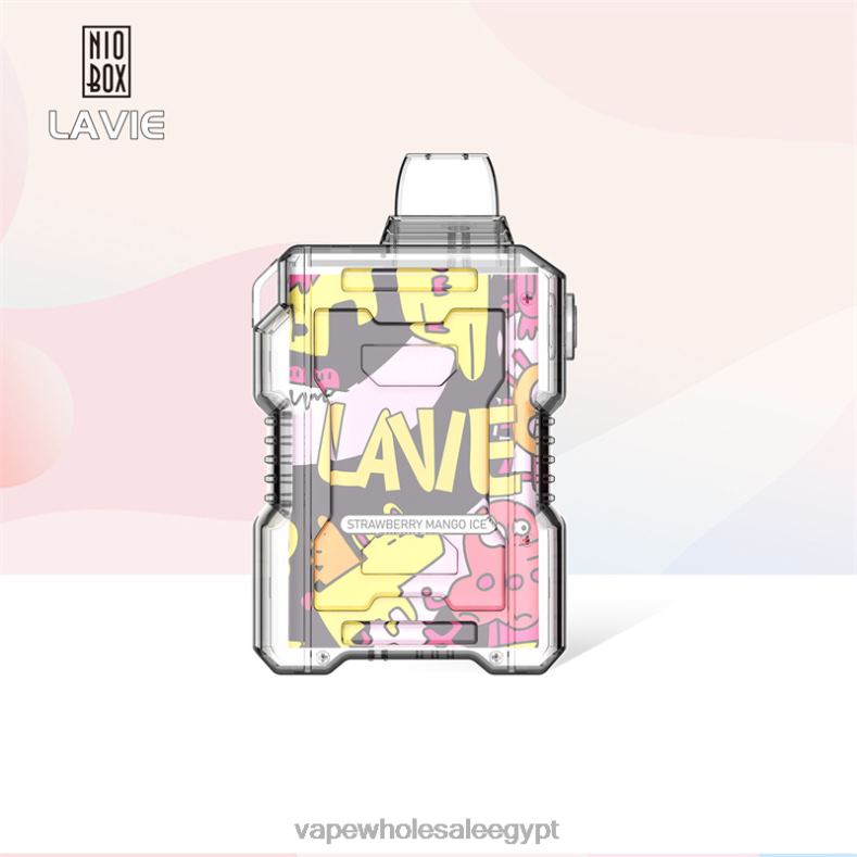 LAVIE NIO BOX 9000 نفث 88XF6190 | Vape Wholesale Egypt فراولة مانجو ثلج