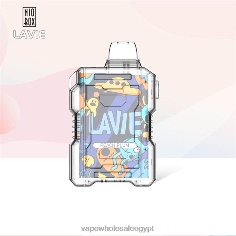 LAVIE NIO BOX 9000 نفث 88XF6198 | Vape Store مصر البرقوق الخوخ