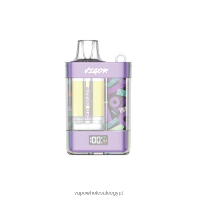 LAVIE VIGOR 15000 نفث 88XF68 | Disposable Vape مصر عنب مثلج