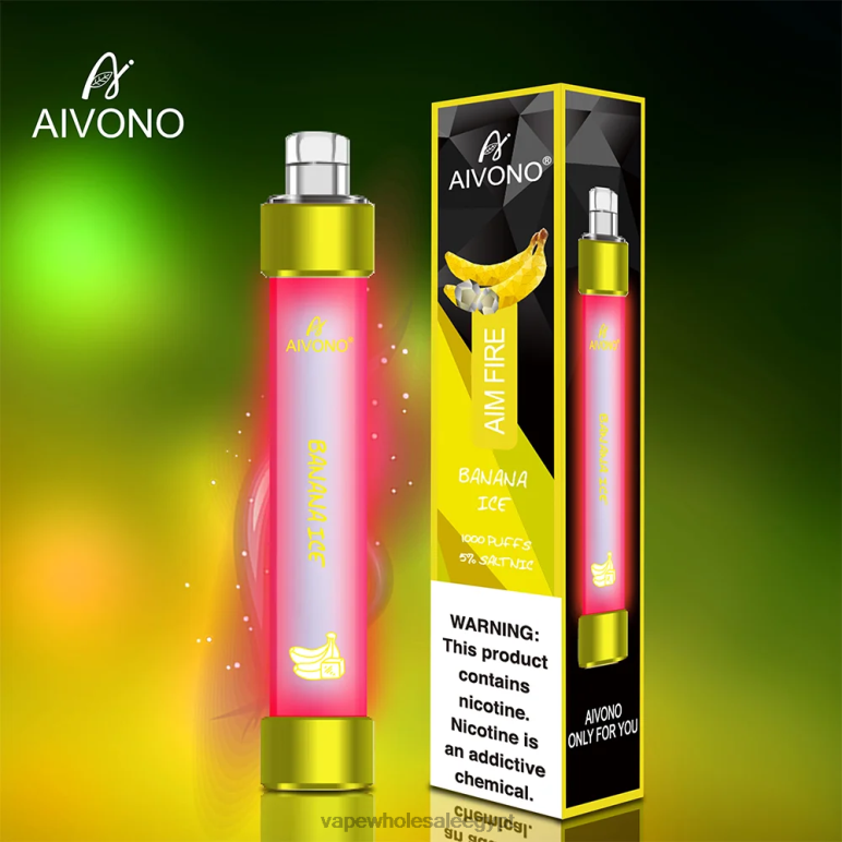 Aivono AIM FIRE 1000 جليد الموز - R6RTR324 Vape Store مصر