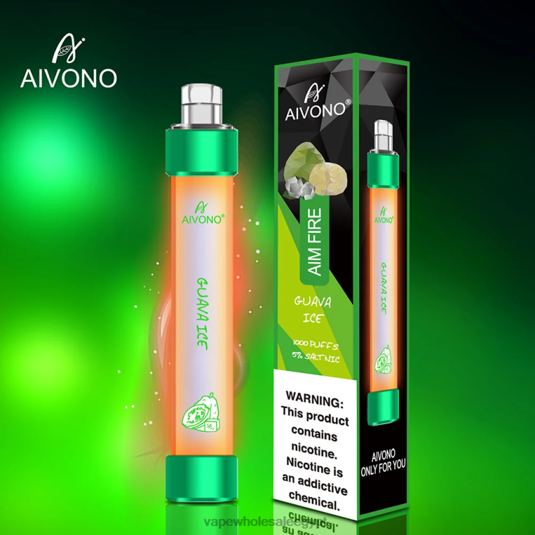 Aivono AIM FIRE 1000 جليد الجوافة - R6RTR330 Vape مصر