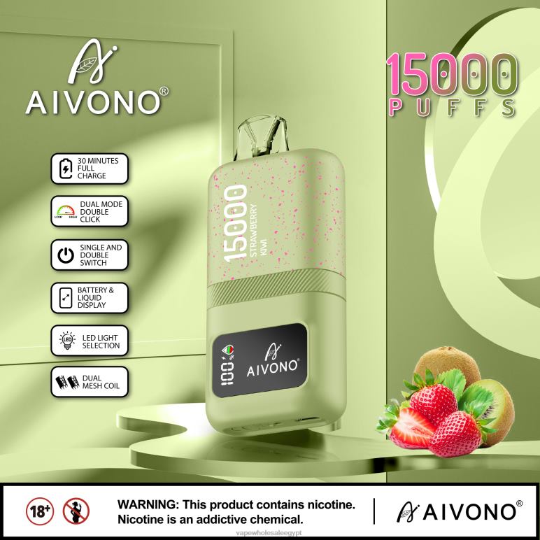 Aivono AIM magic 15000 كيوي فراولة - R6RTR63 Vape Store مصر