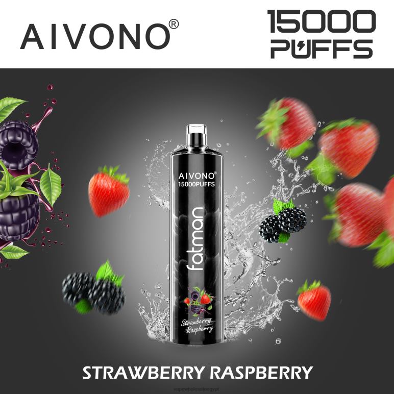 Aivono FATMAN 15000 الفراولة، التوت - R6RTR15 Vape مصر