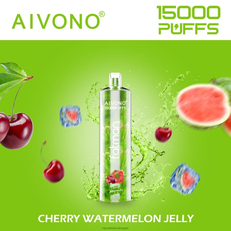 Aivono FATMAN 15000 هلام البطيخ مبتهج - R6RTR20 Vape بالجملة