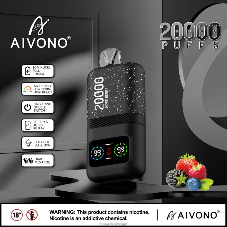 Aivono AIM magic 20000 التوت المختلط - R6RTR78 Vape مصر