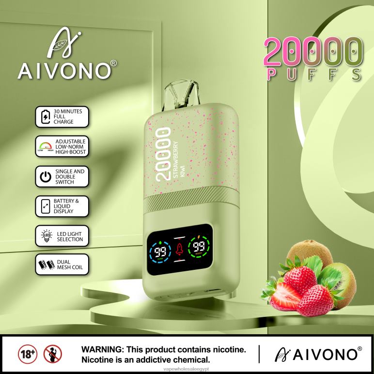 Aivono AIM magic 20000 كيوي فراولة - R6RTR81 Vape Store مصر