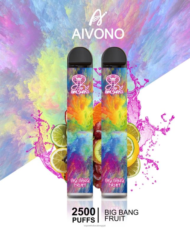 Aivono AIM SNAKE 2500 ثمرة الانفجار الكبير - R6RTR322 Vape مصر الجديدة