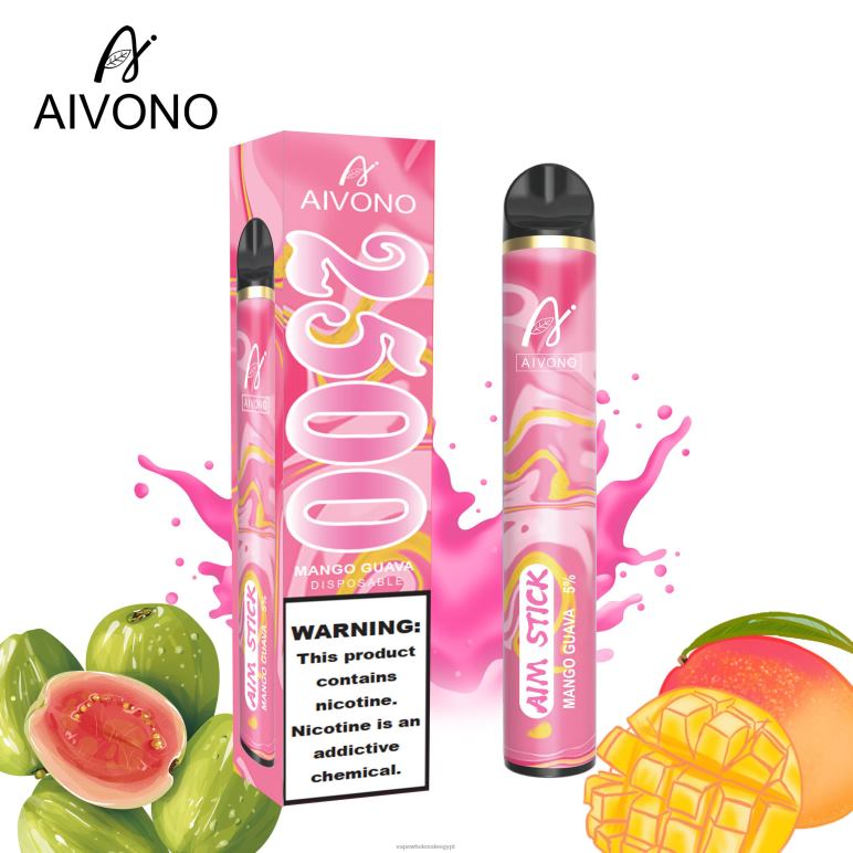 Aivono AIM STICK 2500 مانجو جوافة - R6RTR146 Vape بالجملة