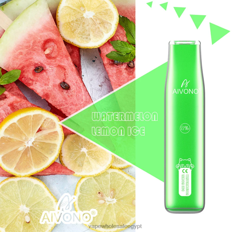 Aivono AIM CAT 400 ثلج ليمون بطيخ - R6RTR341 Disposable Vape مصر