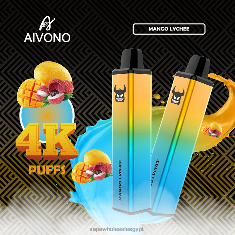 Aivono AIM FREAK 4000 مانجو ليتشي - R6RTR262 Vape Wholesale Egypt