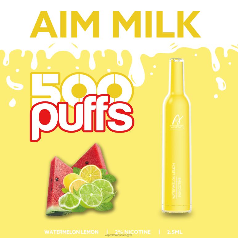 Aivono AIM MILK 500 ليمون بطيخ - R6RTR270 Vape Store مصر